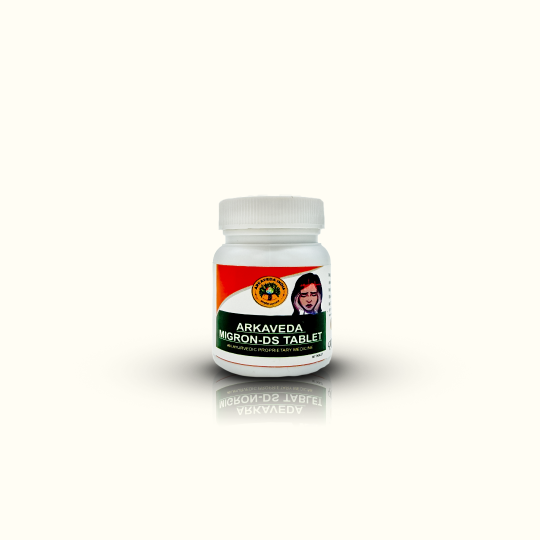 Arkaveda Migron-DS Tablet | Ayurvedic Migraine Support