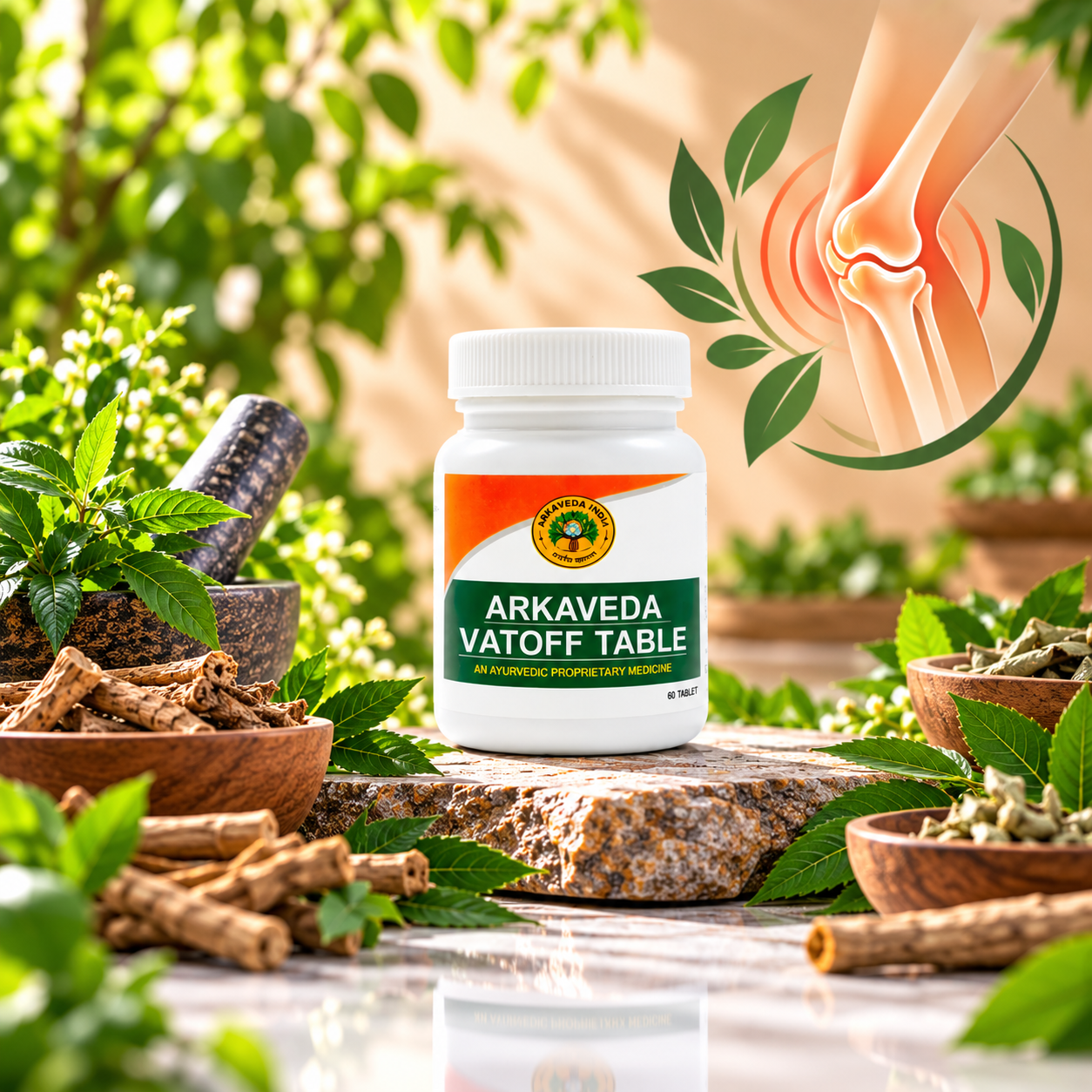 Arkaveda Vatoff Tablet | Ayurvedic Joint Wellness Tablets