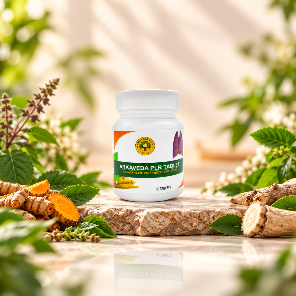 Arkaveda PLR Tablet | Ayurvedic Respiratory Health Support