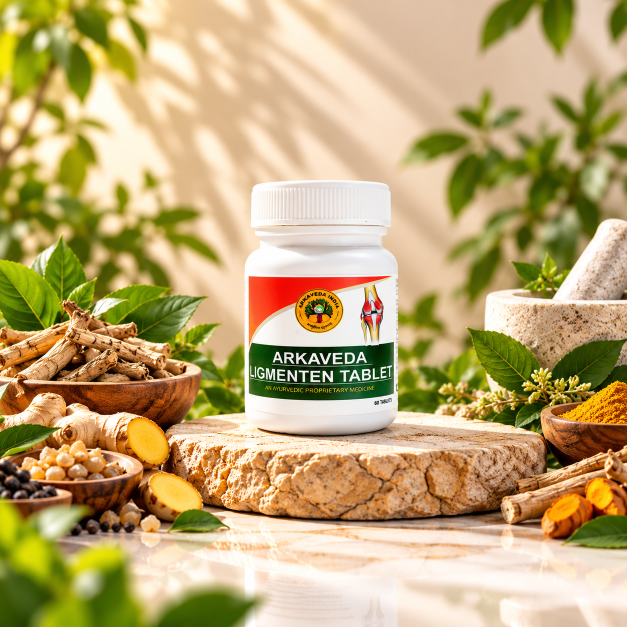 Arkaveda Ligmenten Tablet | Ayurvedic Joint & Ligament Support