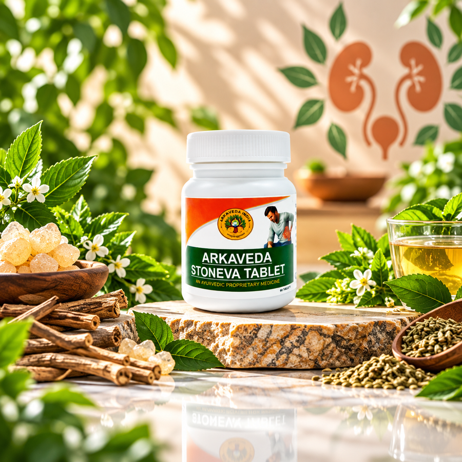 Arkaveda Stoneva Tablet | Ayurvedic Urinary Health Support