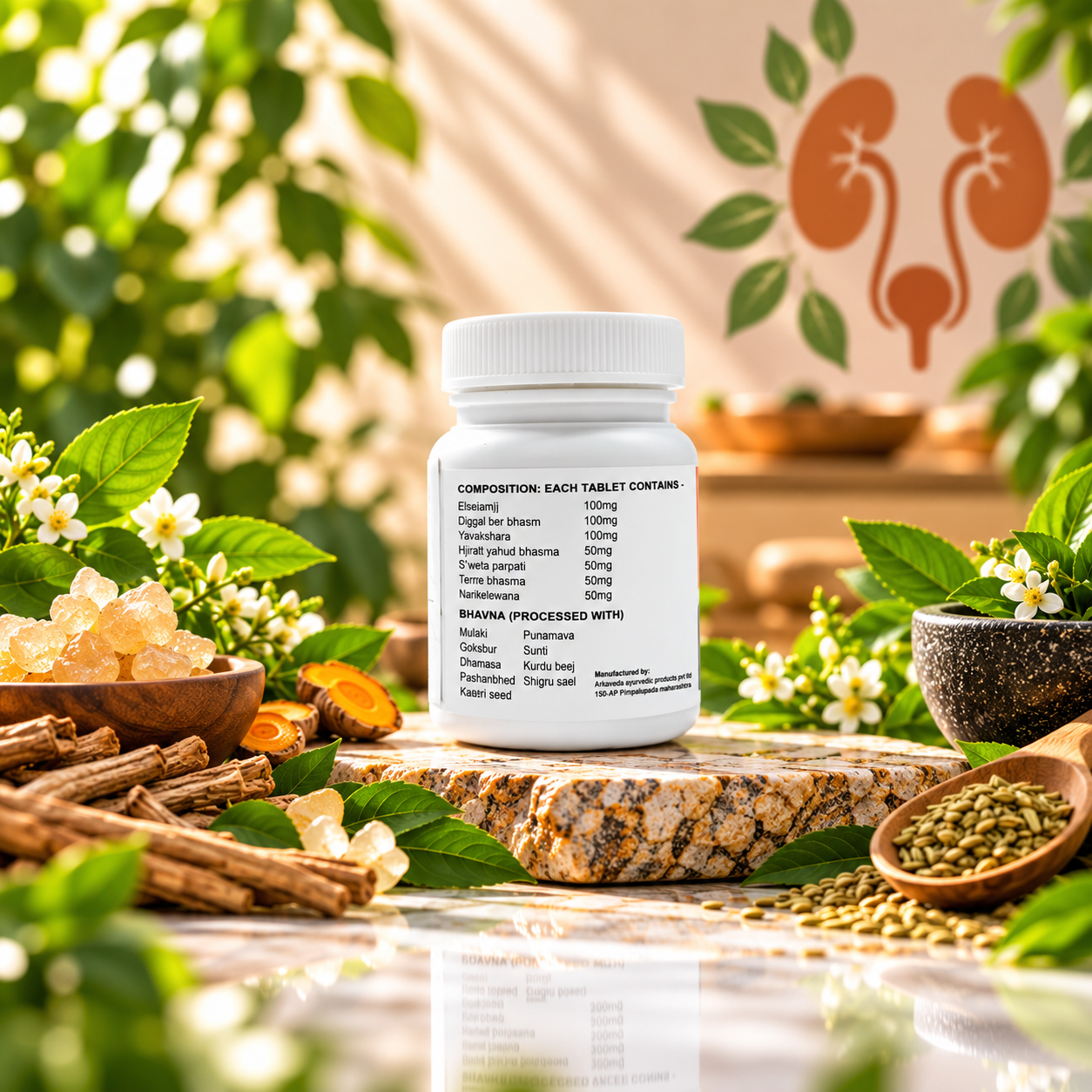 Arkaveda Stoneva Tablet | Ayurvedic Urinary Health Support