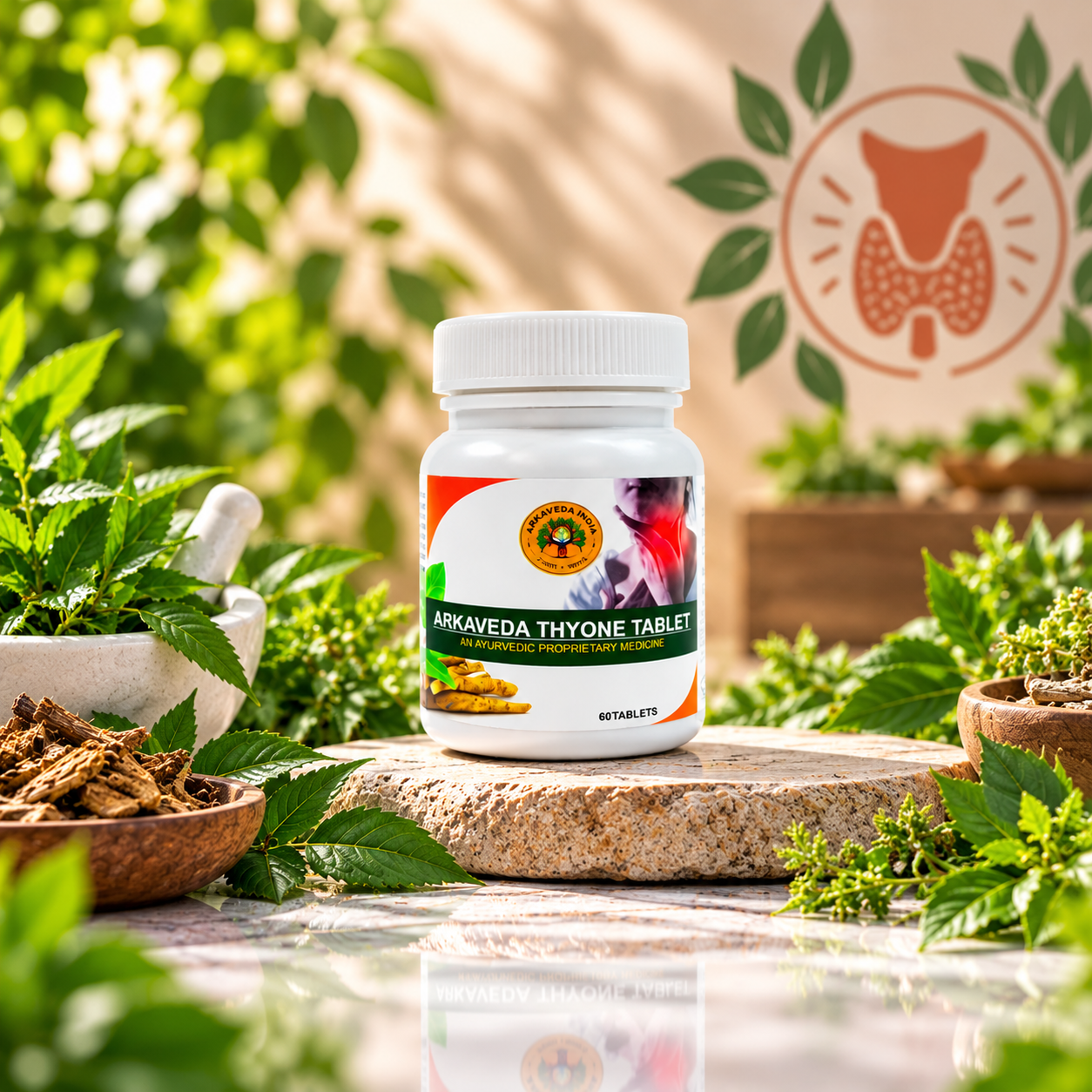 Arkaveda Thyone Tablet | Ayurvedic Joint & Bone Wellness Tablets