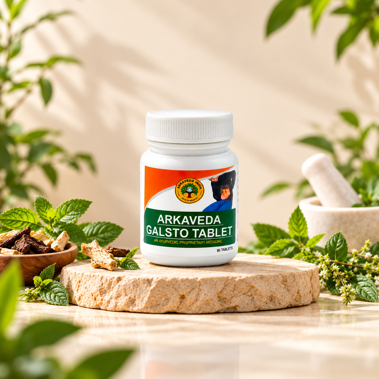 Arkaveda Galsto Tablet | Ayurvedic Digestive Wellness