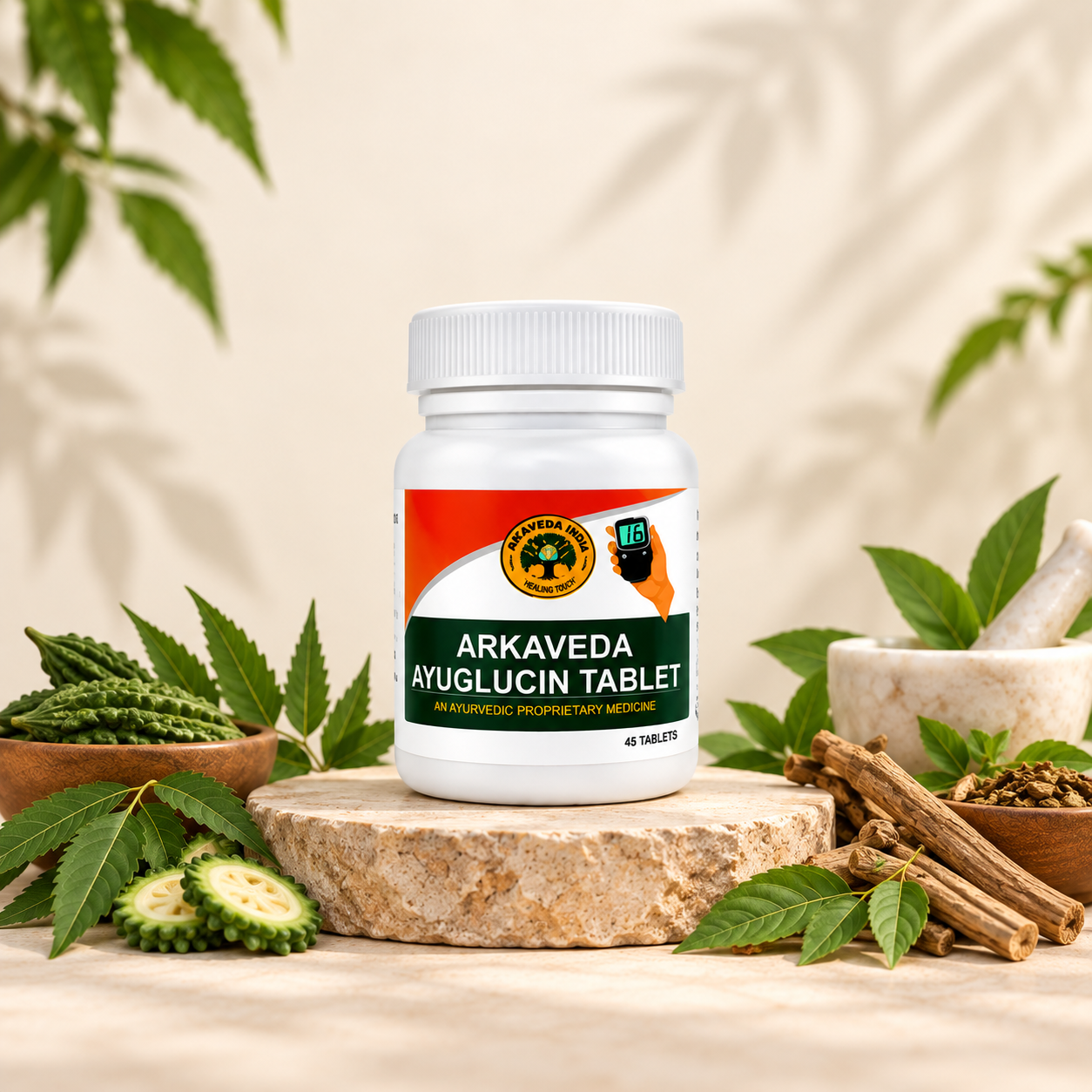 Arkaveda Ayuglucin Tablet | Ayurvedic Metabolic Wellness