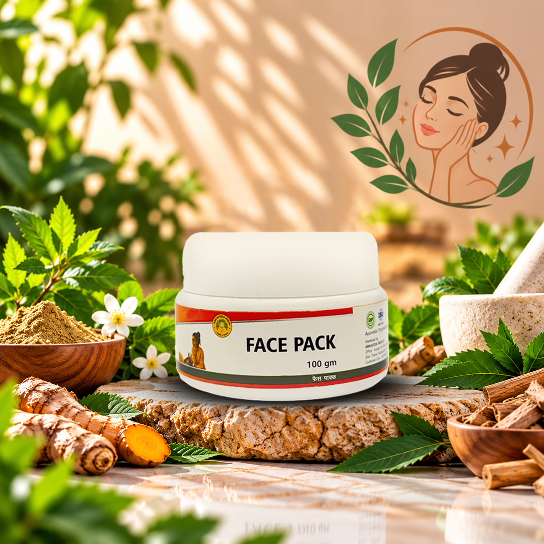 Ayurvedic Face Pack 100gm | Herbal Skin Care | Arkaveda