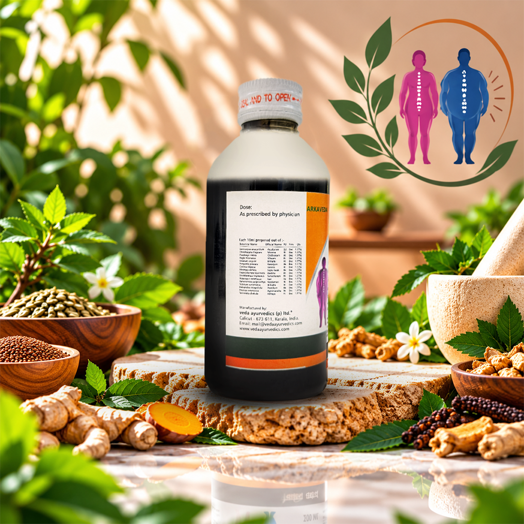 Medagni Kwath 200ml | Ayurvedic Digestive Medicine | Arkaveda