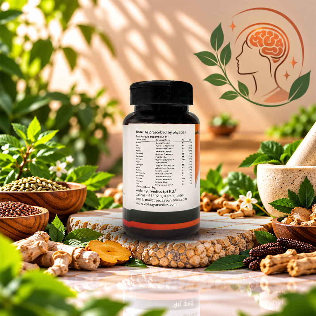 MEM Capsule 60 N | Ayurvedic Memory Support | Arkaveda