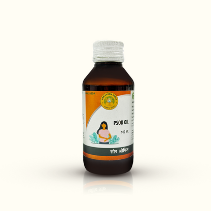 Psor Oil 100ml Ayurvedic Herbal Skin Oil Arkaveda