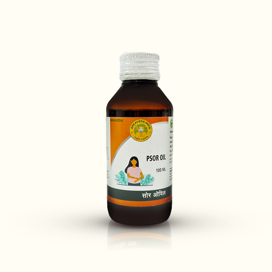 Psor Oil 100ml Ayurvedic Herbal Skin Oil Arkaveda